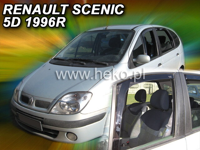 Renault Scenic 1996-2003 (predné) - deflektory Heko Renault Scenic 1996-2003 (predné) - deflektory Heko