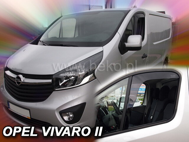 Opel Vivaro II 2014-2019 (predné) - deflektory Heko Opel Vivaro II 2014-2019 (predné) - deflektory Heko