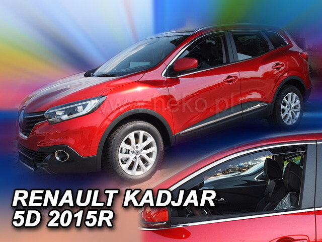 Renault Kadjar od 2015 (predné) - deflektory Heko Renault Kadjar od 2015 (predné) - deflektory Heko