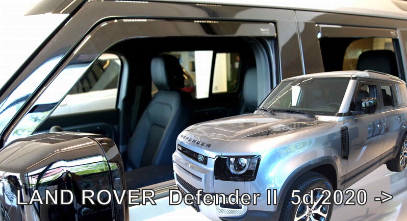 Land Rover Defender 5-dverový od 2020 (so zadnými) - deflektory Heko Land Rover Defender 5-dverový od 2020 (so zadnými) - deflektory Heko