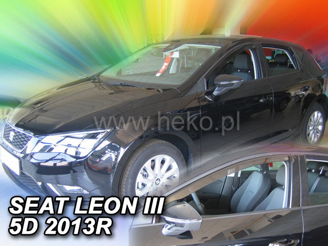 Seat Leon 5-dverí 2013-2020 (predné) - deflektory Heko Seat Leon 5-dverí 2013-2020 (predné) - deflektory Heko
