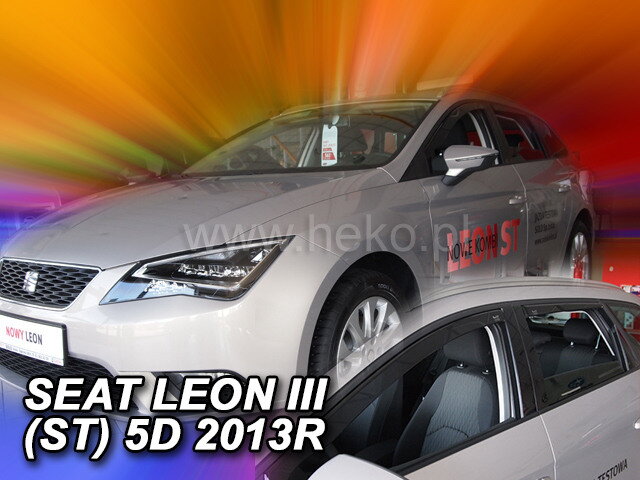 Seat Leon ST 2014-2020 (so zadnými) - deflektory Heko Seat Leon ST 2014-2020 (so zadnými) - deflektory Heko