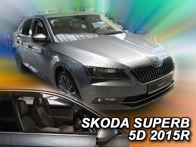 Škoda Superb III 2015-2024 (predné) - deflektory Heko Škoda Superb III 2015-2024 (predné) - deflektory Heko