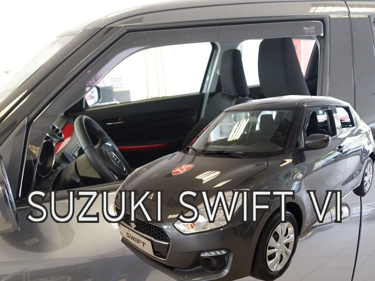 Suzuki Swift VI 2017-2024 (predné) - deflektory Heko Suzuki Swift VI 2017-2024 (predné) - deflektory Heko