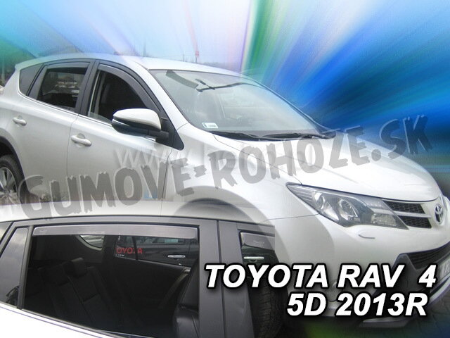 Toyota RAV4 2012-2018 (so zadnými) - deflektory Heko Toyota RAV4 2012-2018 (so zadnými) - deflektory Heko