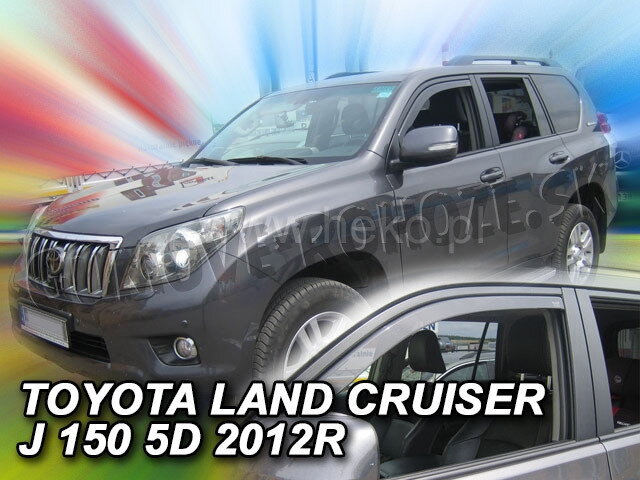 Toyota Land Cruiser J150 od 2009 (predné) - deflektory Heko Toyota Land Cruiser J150 od 2009 (predné) - deflektory Heko