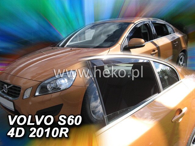 Volvo S60 2010-2018 (so zadnými) - deflektory Heko Volvo S60 2010-2018 (so zadnými) - deflektory Heko