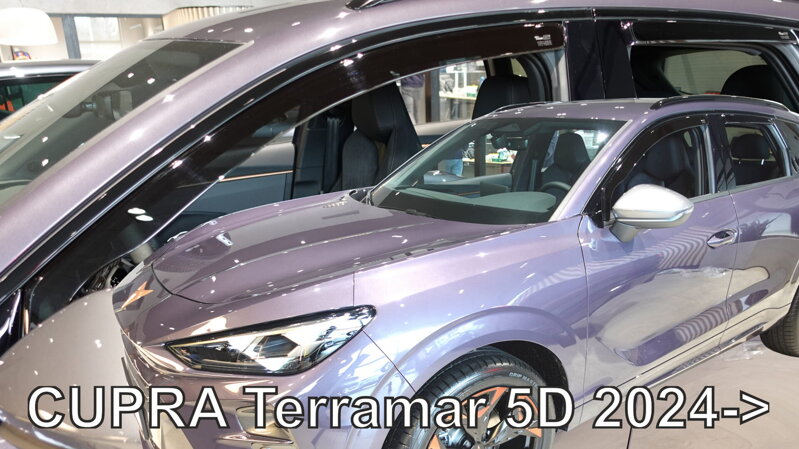 Cupra Terramar od 2024 (so zadnými) - deflektory Heko Cupra Terramar od 2024 (so zadnými) - deflektory Heko
