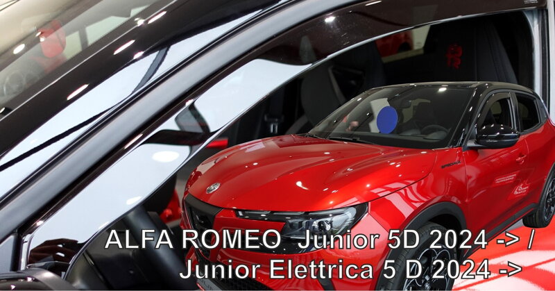 Alfa Romeo Junior od 2024 (predné) - deflektory Heko Alfa Romeo Junior od 2024 (predné) - deflektory Heko