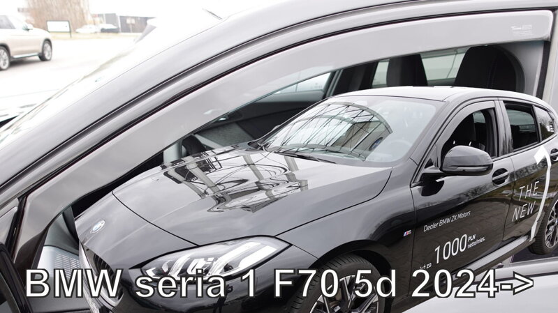 BMW 1 (F70) od 2024 (predné) - deflektory Heko BMW 1 (F70) od 2024 (predné) - deflektory Heko
