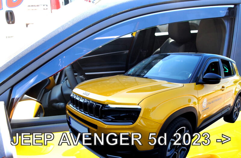 Jeep Avenger od 2023 (predné) - deflektory Heko Jeep Avenger od 2023 (predné) - deflektory Heko
