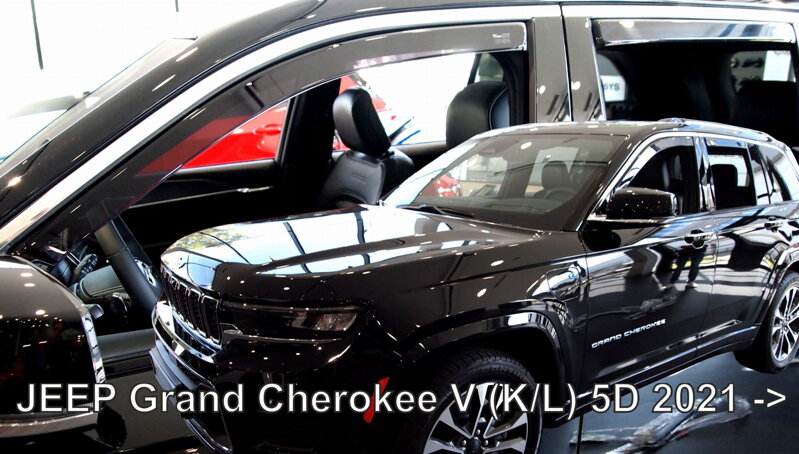 Jeep Grand Cherokee WL od 2021 (so zadnými) - deflektory Heko Jeep Grand Cherokee WL od 2021 (so zadnými) - deflektory Heko