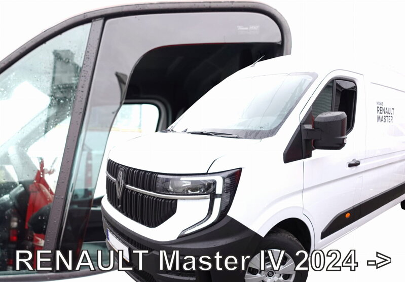 Renault Master IV od 2024 dlhé (predné) - deflektory Heko Renault Master IV od 2024 dlhé (predné) - deflektory Heko