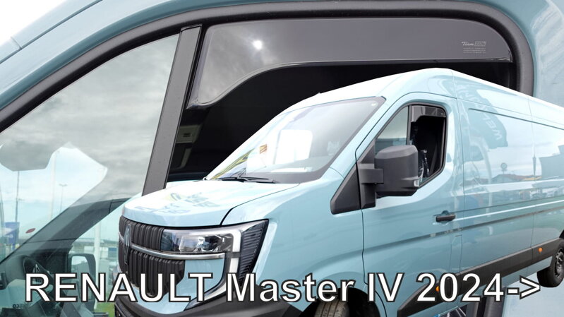 Renault Master od 2024 (predné) - deflektory Heko Renault Master od 2024 (predné) - deflektory Heko