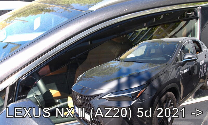 Lexus NX II AX10 od 2022 (predné) - deflektory Heko Lexus NX II AX10 od 2022 (predné) - deflektory Heko