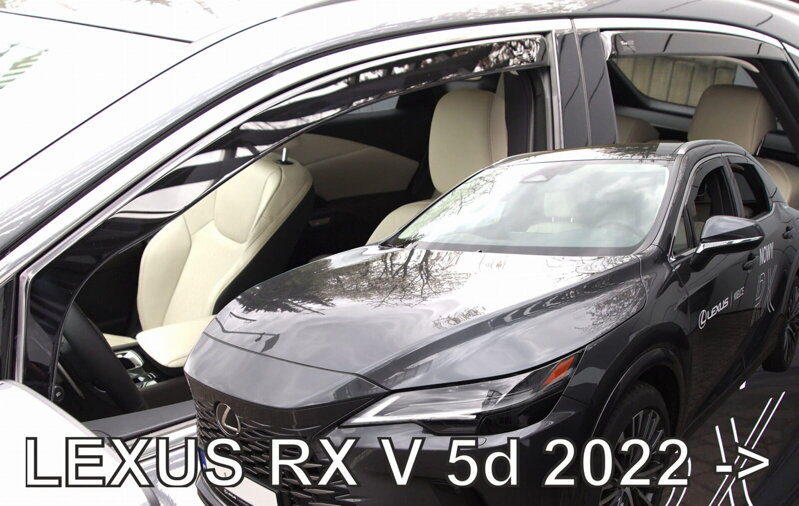 Lexus RX V AX5 od 2023 (so zadnými) - deflektory Heko