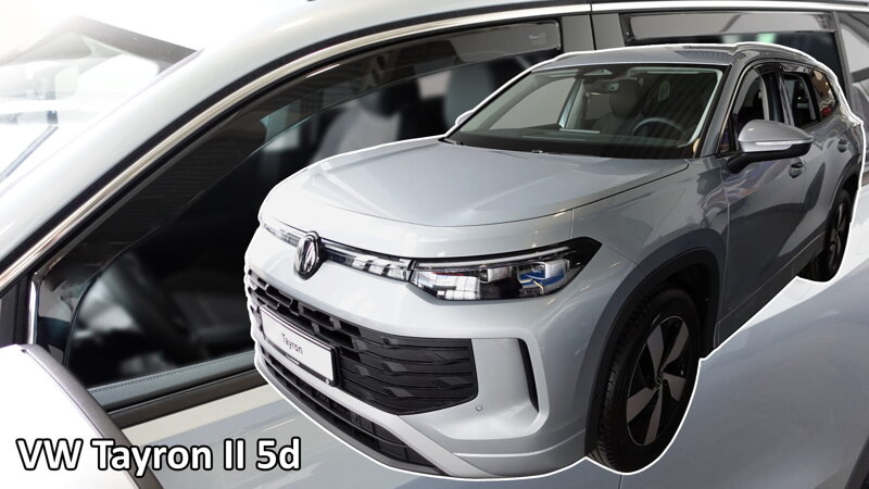 VW Tayron od 2025 (so zadnými) - deflektory Heko VW Tayron od 2025 (so zadnými) - deflektory Heko
