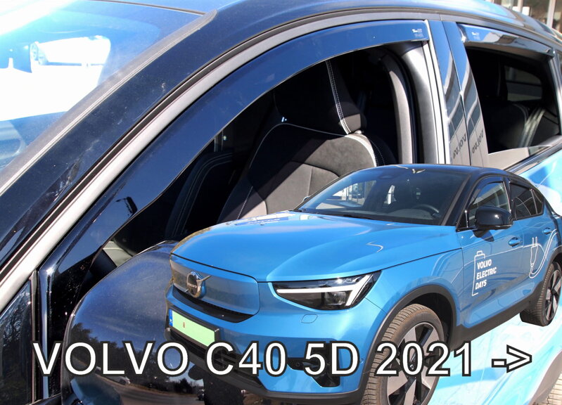 Volvo C40 od 2021 (so zadnými) - deflektory Heko Volvo C40 od 2021 (so zadnými) - deflektory Heko