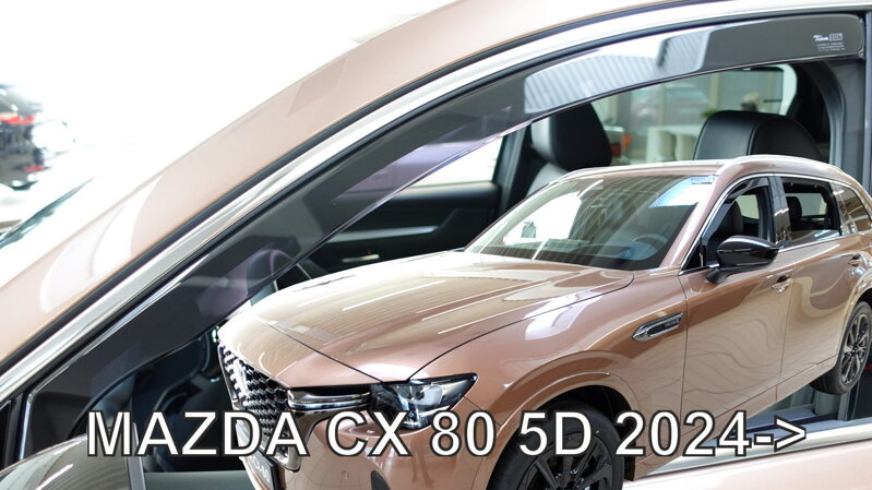 Mazda CX-80 od 2024 (predné) - deflektory Heko Mazda CX-80 od 2024 (predné) - deflektory Heko