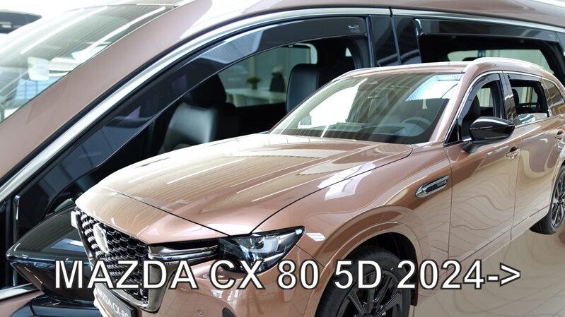 Mazda CX-80 od 2024 (so zadnými) - deflektory Heko Mazda CX-80 od 2024 (so zadnými) - deflektory Heko