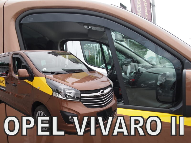 Opel Vivaro II 2014-2019 (predné-dlhé) - deflektory Heko Opel Vivaro II 2014-2019 (predné-dlhé) - deflektory Heko