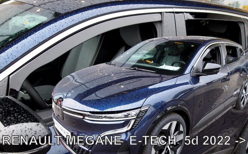 Renault Megane E-Tech od 2022 (so zadnými) - deflektory Heko Renault Megane E-Tech od 2022 (so zadnými) - deflektory Heko