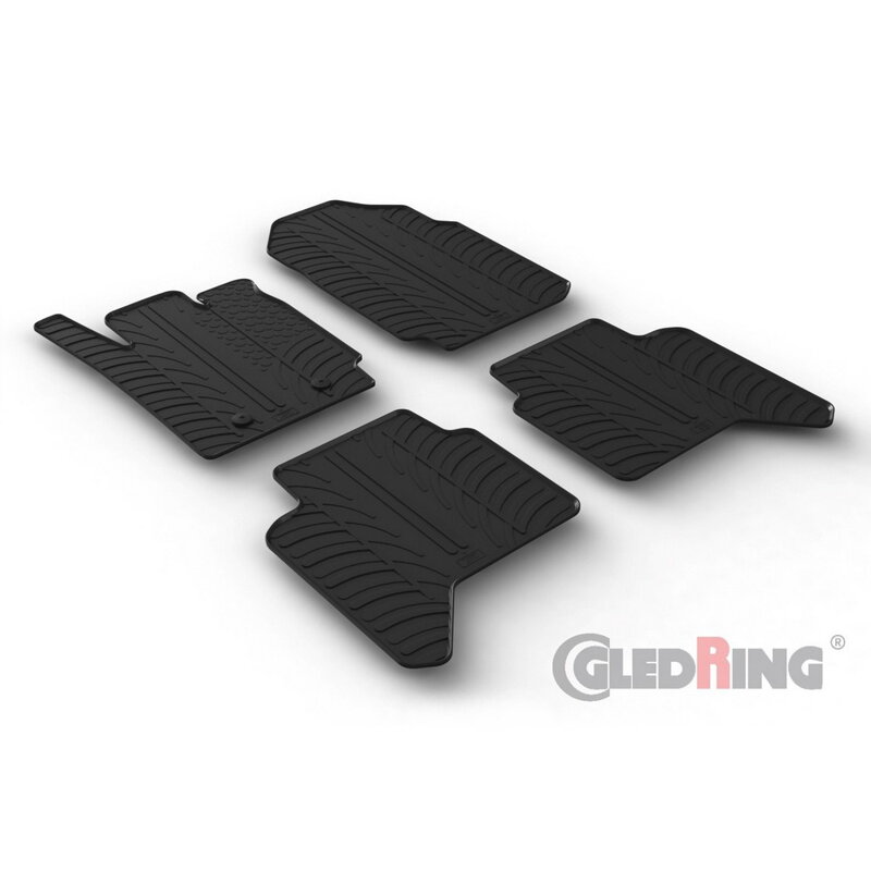 Ford Ranger IV, V 2012-2022 (Double Cab) - autorohože gumové Gledring Ford Ranger IV, V 2012-2022 (Double Cab) - autorohože gumové Gledring