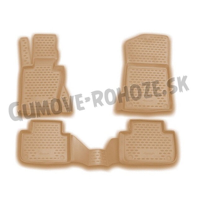 BMW X3 (E83) 2004-2010 - autorohože s vysokým okrajom Béžové Novline