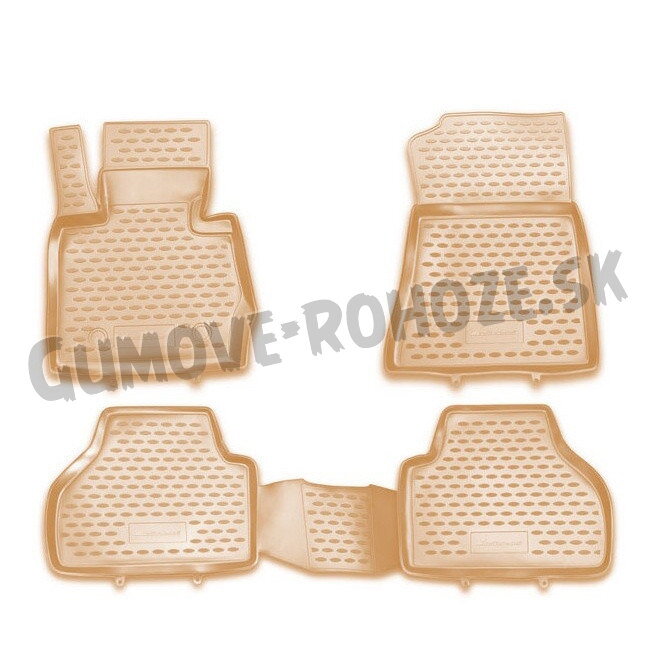 BMW X4 (F26) 2014-2018 - autorohože s vysokým okrajom Béžové Novline BMW X4 (F26) 2014-2018 - autorohože s vysokým okrajom Béžové Novline