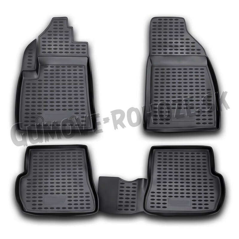 Ford Fiesta 2002-2008 - autorohože s vysokým okrajom Novline Ford Fiesta 2002-2008 - autorohože s vysokým okrajom Novline