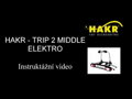 Hakr Trip 2 Middle Elektro - nosič 2 bicyklov na ťažné zariadenie